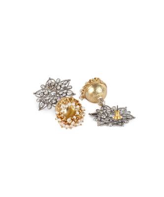 Sangeeta Boochra Silver Earrings 3