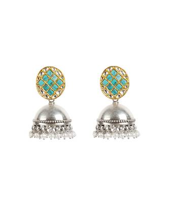 Sangeeta Boochra Silver Earrings 2