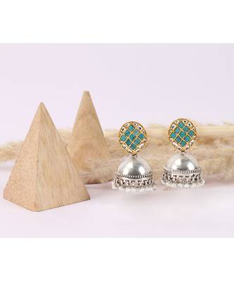 Sangeeta Boochra Silver Earrings 1