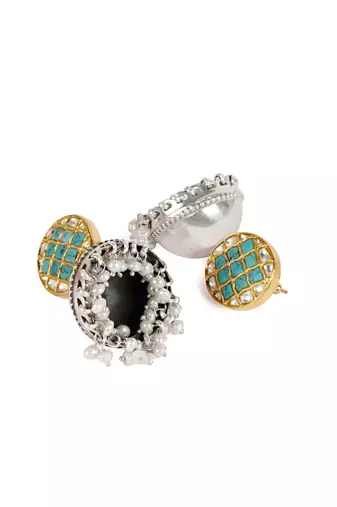 Sangeeta Boochra Silver Earrings