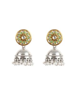 Sangeeta Boochra Silver Earrings 1