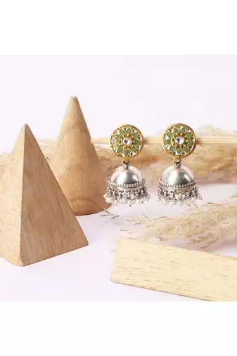 Sangeeta Boochra Silver Earrings