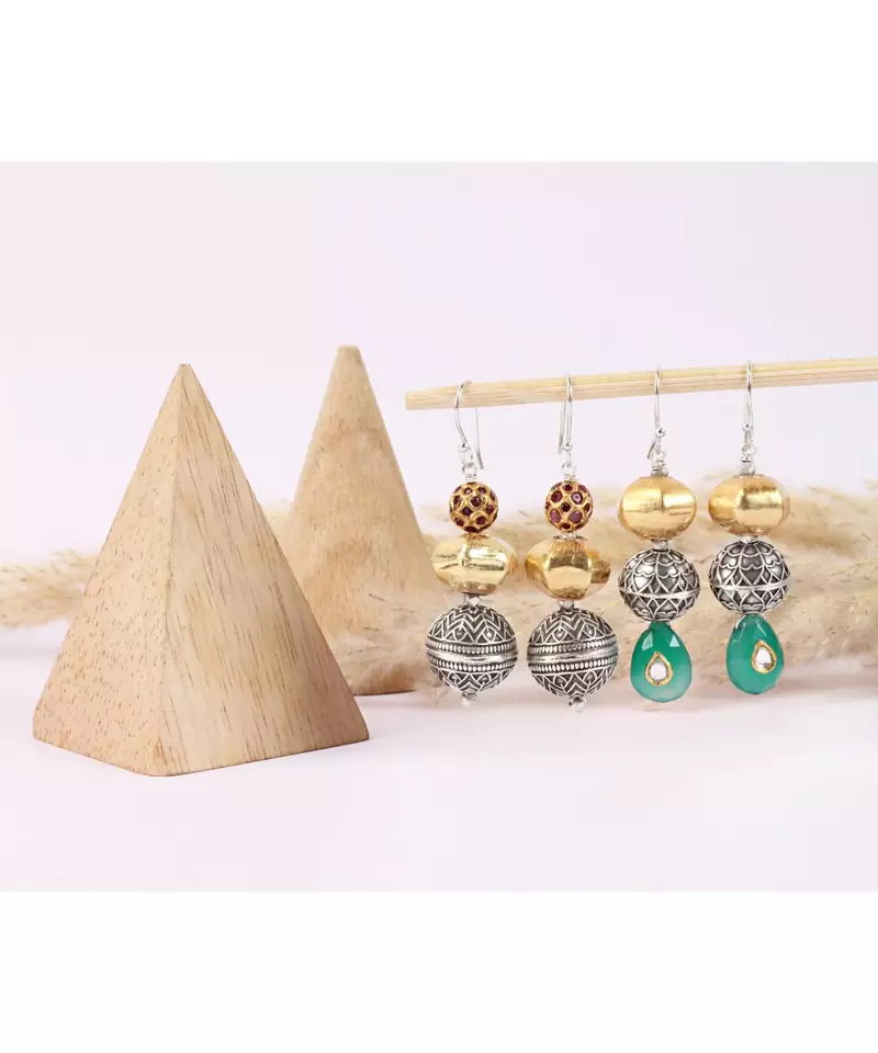 Sangeeta Boochra Silver Earrings