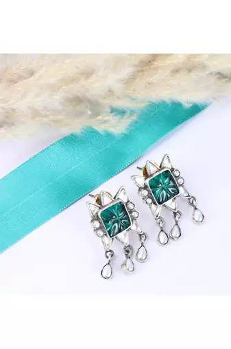 Sangeeta Boochra Silver Earrings