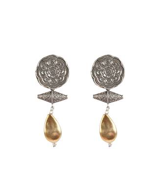 Sangeeta Boochra Silver Earrings 1