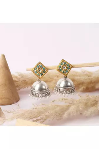 Sangeeta Boochra Silver Earrings