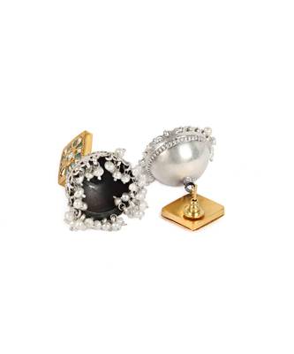 Sangeeta Boochra Silver Earrings 3