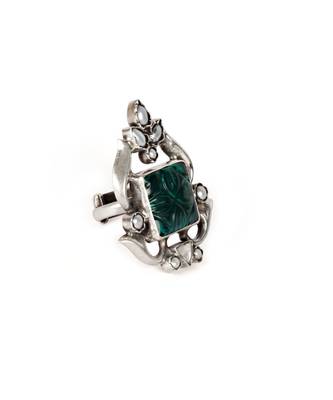 Sangeeta Boochra Silver Ring 3