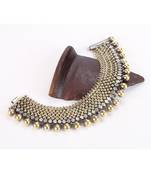 Sangeeta Boochra Silver Anklet 24k Gold Plating