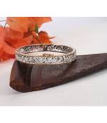 Sangeeta Boochra Silver Bangle With Gold Plating