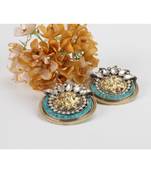 Sangeeta Boochra Silver Earrings With 24K Gold Plating