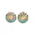 Sangeeta Boochra Silver Earrings With 24K Gold Plating