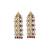 Sangeeta Boochra Silver Earrings With 24K Gold Plating