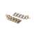 Sangeeta Boochra Silver Earrings With 24K Gold Plating