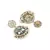 Sangeeta Boochra Silver Earrings With 24K Gold Plating