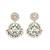 Sangeeta Boochra Silver Earrings With 24K Gold Plating