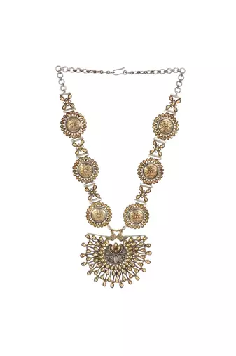 Sangeeta Boochra Silver Necklace