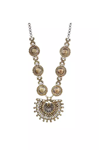 Sangeeta Boochra Silver Necklace