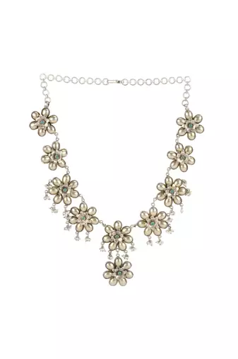 Sangeeta Boochra Silver Necklace