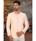 Light Peach Rayon Jodhpuri