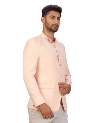 Light Peach Rayon Jodhpuri 5