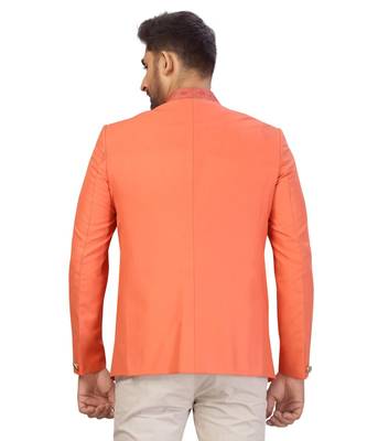 Dark Peach Rayon Jodhpuri 2