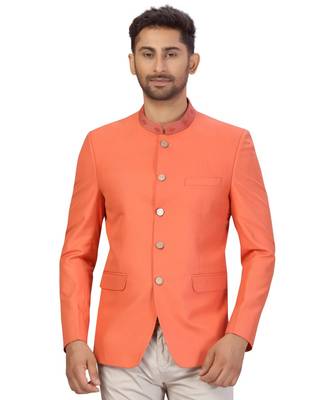 Dark Peach Rayon Jodhpuri 3