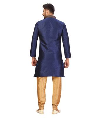 blue embroidered kurta pajama 2