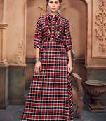 Multicolor printed cotton cotton-kurtis