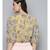 Yellow Floral Balloon Sleeve Blouse