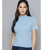 Blue Tape Detail At Sleeve Top