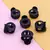 Black hair-accessories
