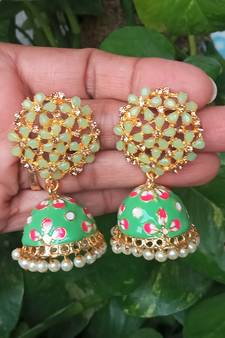 Green party-jewellery