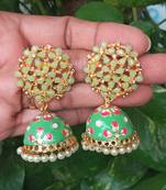 Green party-jewellery