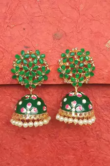 Green party-jewellery