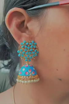 Blue party-jewellery