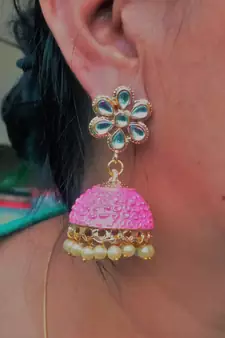Pink party-jewellery