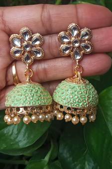 Green party-jewellery