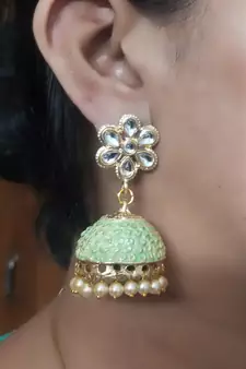 Green party-jewellery