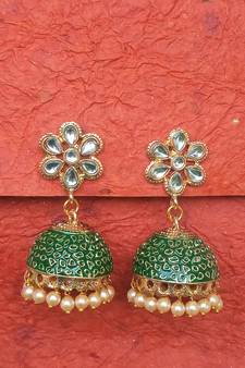 Green party-jewellery