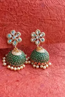 Green party-jewellery