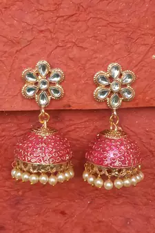 Red party-jewellery