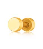 Gold toned Single Stud Earring For Men
