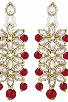 Kundan & Pearl Beaded Choker Set for Women/Girls