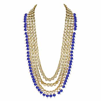 Traditional Kundan & Pearl Studed Bridal Jewellery Set for Women 5