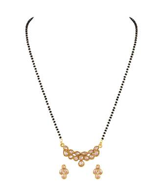 designer designer Gold toned Mangalsutra Set For Women 1