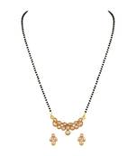 designer designer Gold toned Mangalsutra Set For Women
