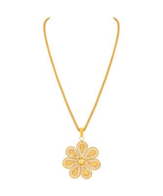One Gram Gold plated Pendant Set For Women 3