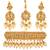 Traditional Padmaavat Gold toned Choker Necklace Set with Maang Tikka For Women