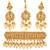 Traditional Padmaavat Gold toned Choker Necklace Set with Maang Tikka For Women